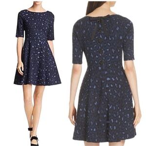 Kate Spade Leopard Ponte Dress